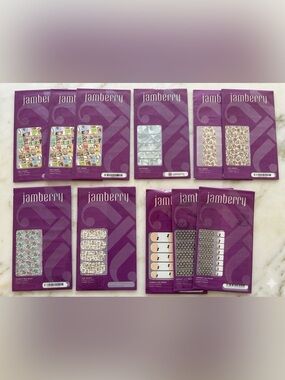 Jamberry Nail Wraps: The PopStar and Sea Glass Stash | Rare | Discontinued